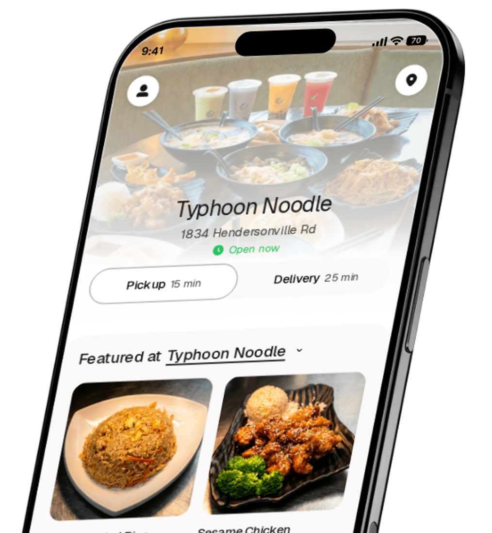 Typhoon Noodle app preview