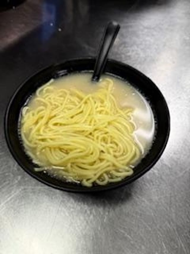 Plain Noodle Soup.
