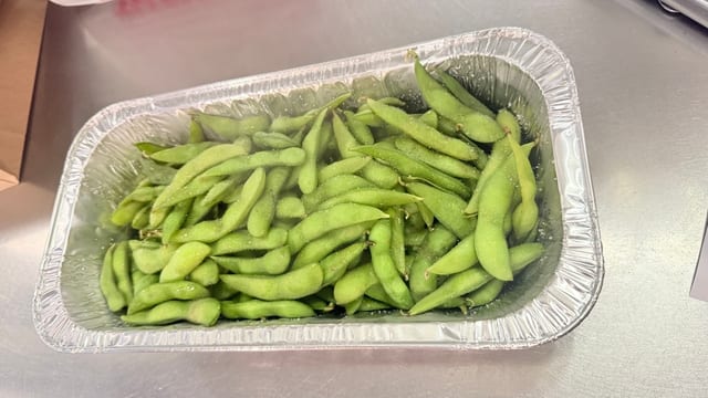 Edamame for 8.