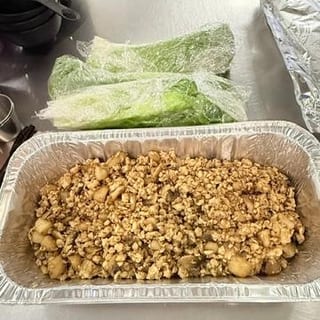 Chicken Lettuce Wraps for 8