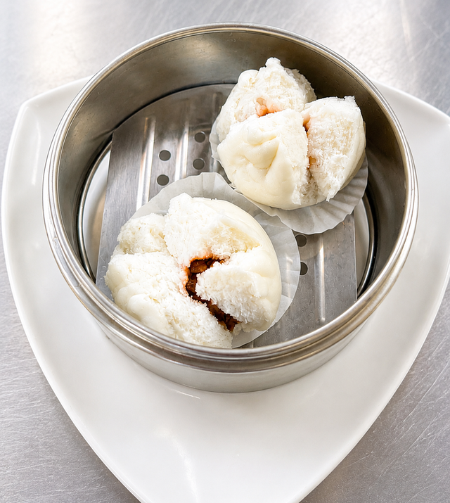 Steamed B B Q Pork Buns (2).