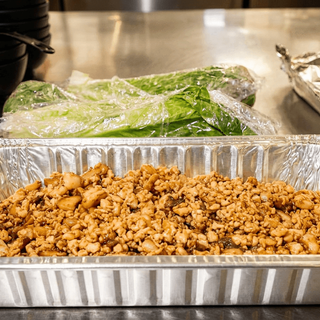 Chicken Lettuce Wraps for 8