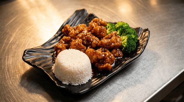 Spicy Scallion Chicken.