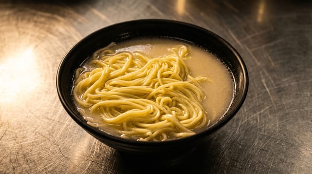 Plain Noodle Soup.