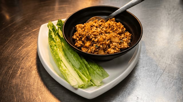 Chicken Lettuce Wrap.