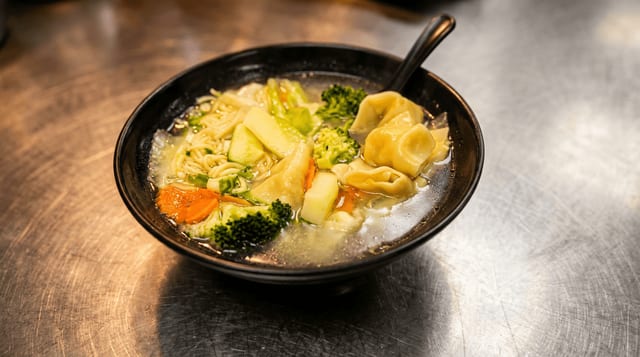 Wonton Noodle Soup.